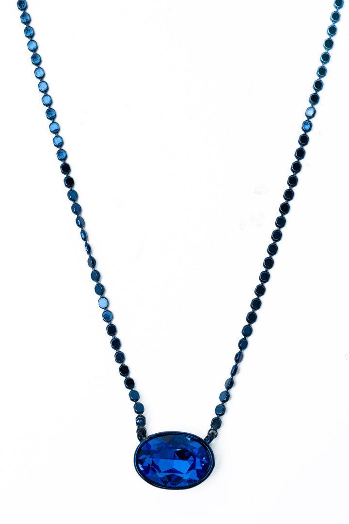 Island Necklace - Metallic Midnight