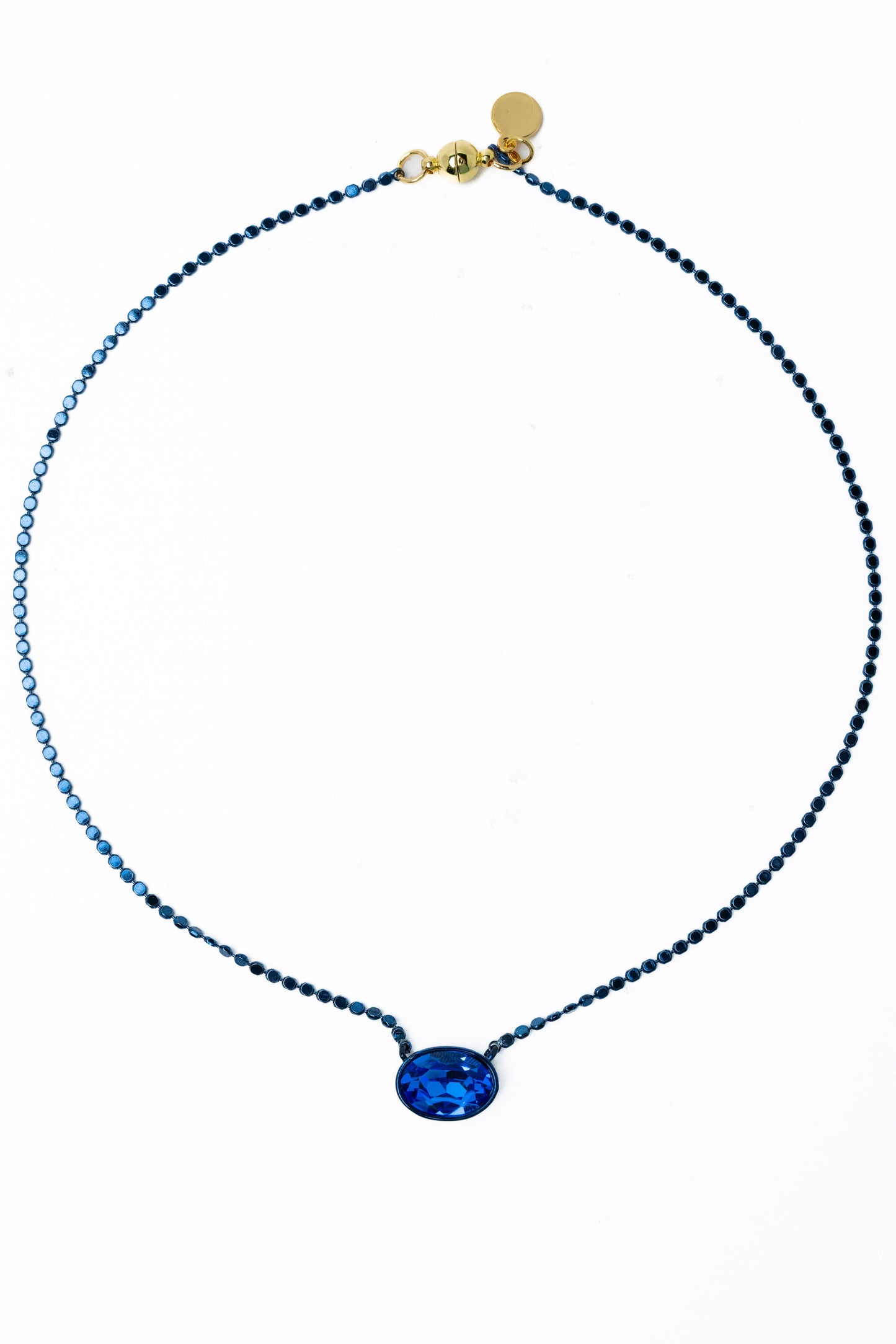 Island Necklace - Metallic Midnight