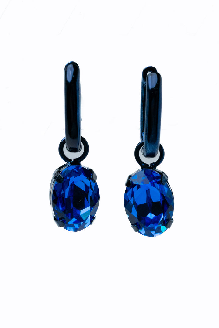 Island Earrings - Metallic Midnight