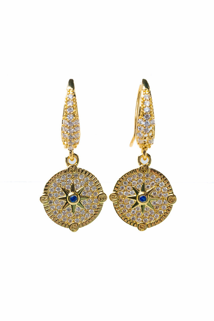 Crystal Moon Earrings