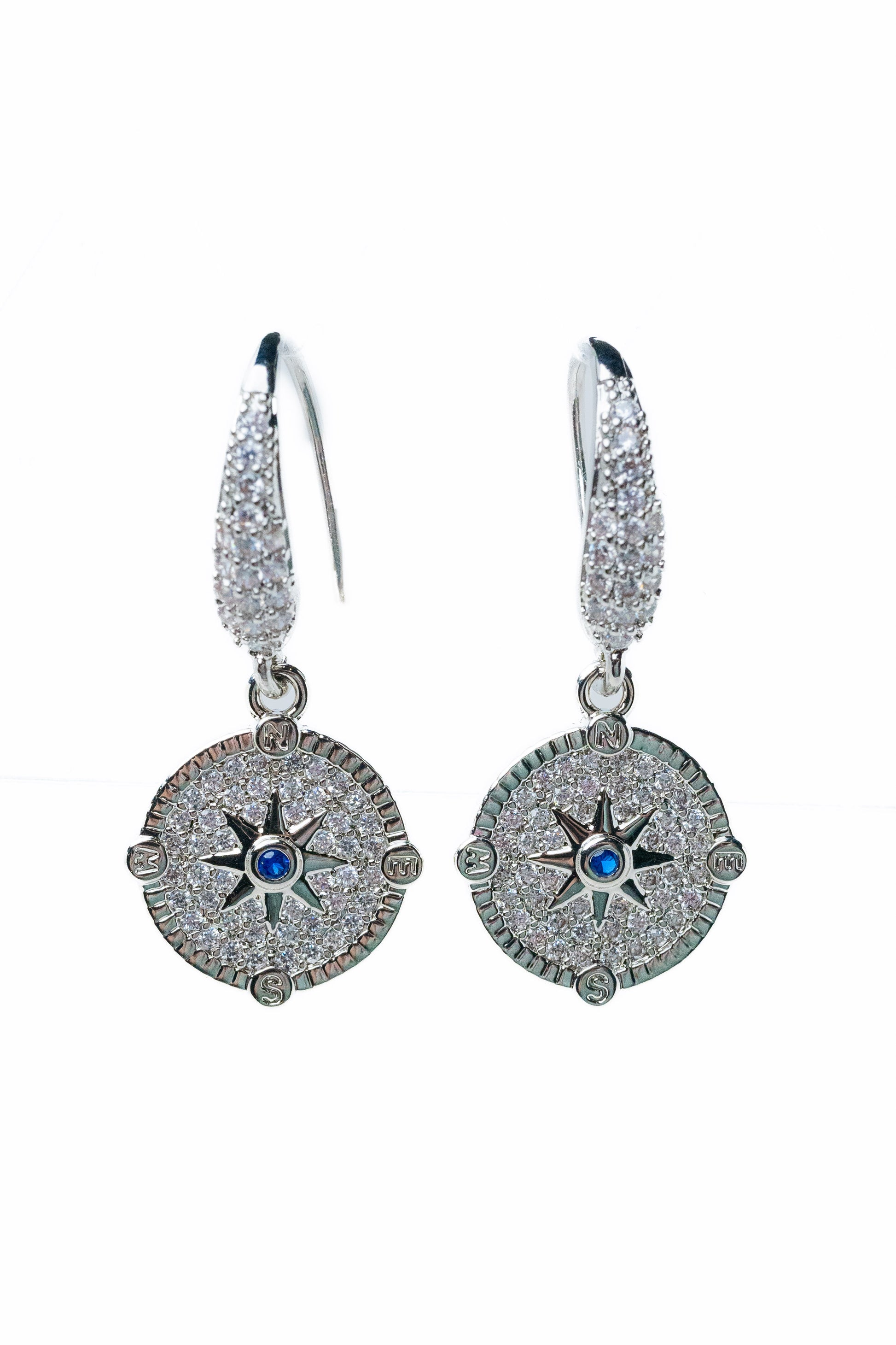 Crystal Moon Earrings