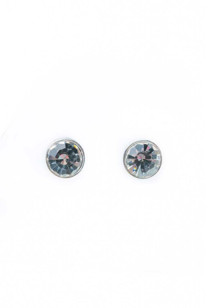 Nyx Earrings - Silver Clear