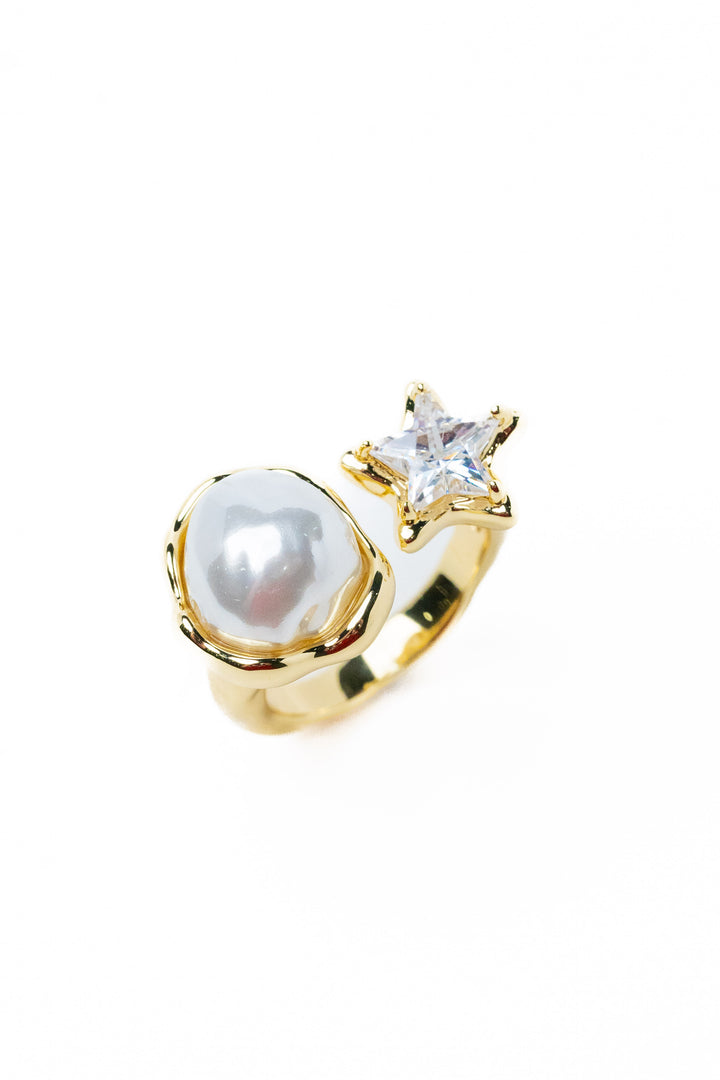Pearl Star Ring
