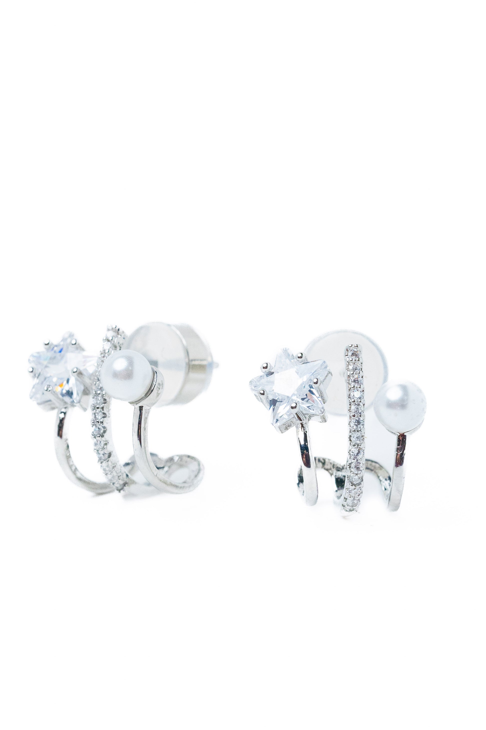 Pearl Star Earrings