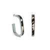 Urban Safari Earrings Large - Gunmetal Safari