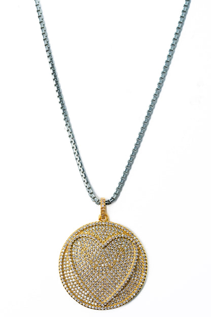 Unwritten Chapter Necklace - Metallic Air Moonlight
