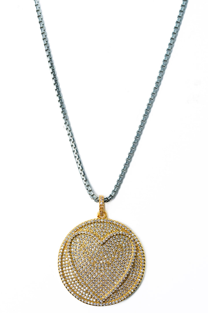 Unwritten Chapter Necklace - Metallic Air Moonlight