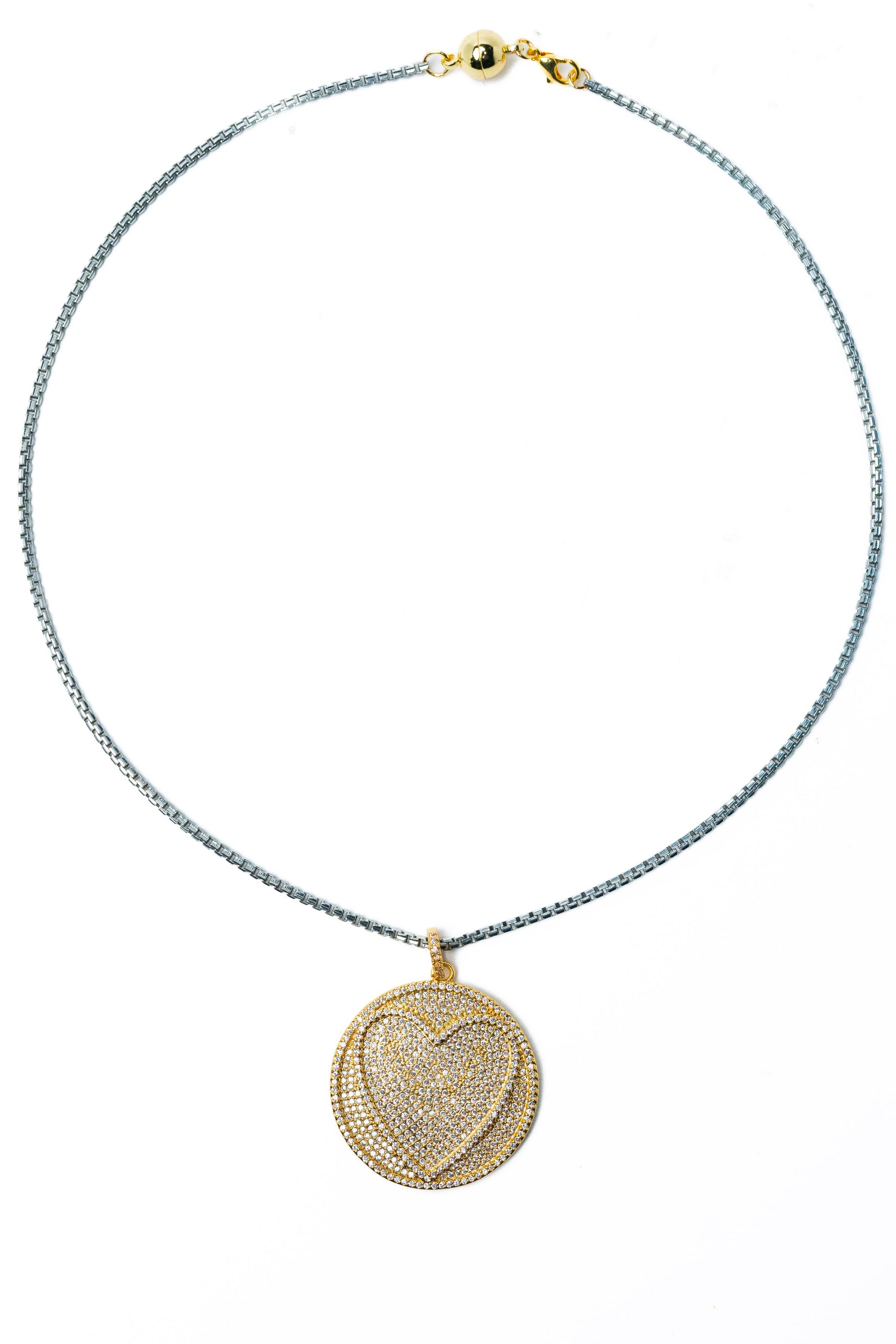 Unwritten Chapter Necklace - Metallic Air Moonlight