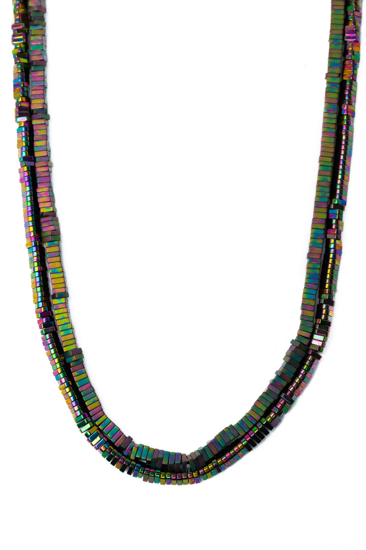 A BAR Song Necklace - Mystic Black