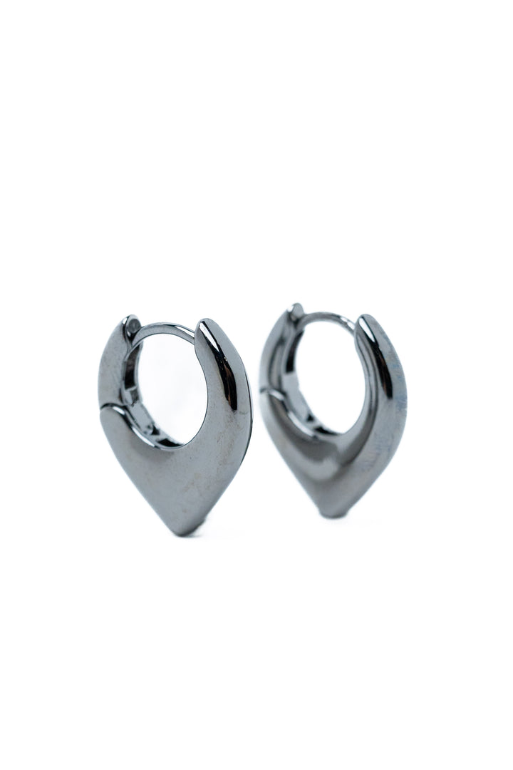 Lala Earrings - Gunmetal