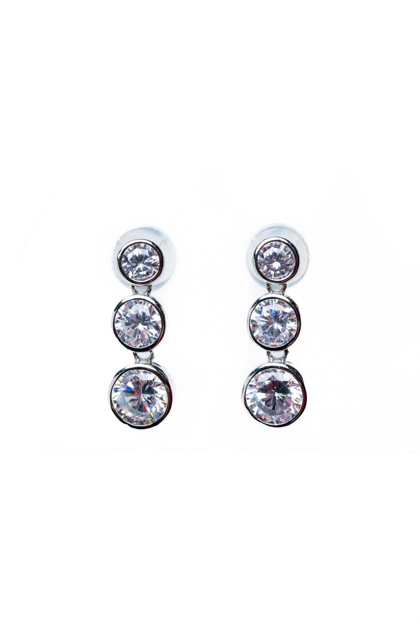 Diamond Dust Earrings - Silver