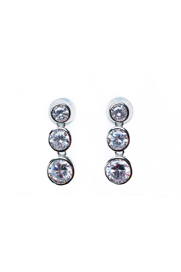 Diamond Dust Earrings - Silver