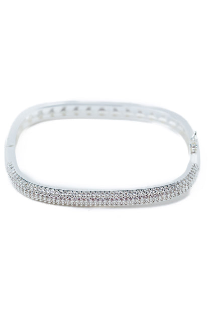 Love My Way Bracelet - Liquid Metallic Pearl White