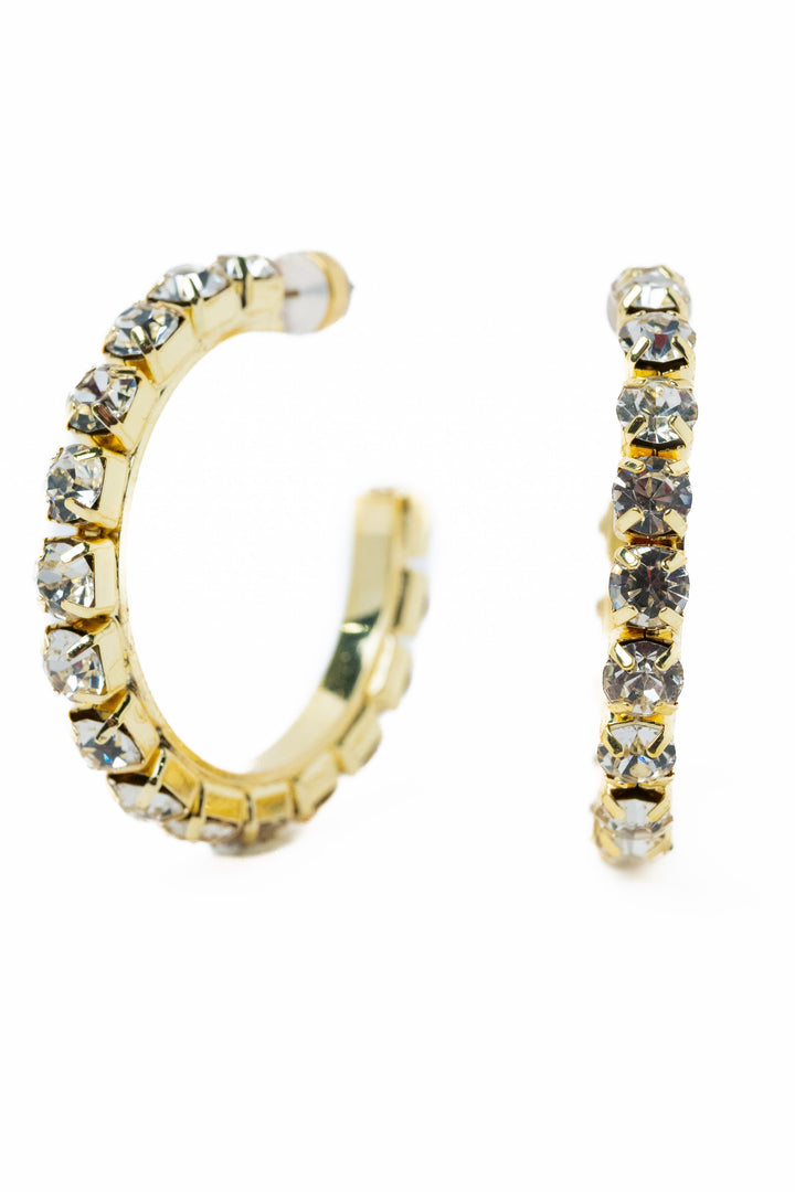 Ava Earrings Large - Liquid Metallic Moonlight