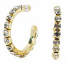Ava Earrings Large - Liquid Metallic Moonlight
