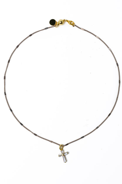 Hannah Necklace - Gold Moonshadow