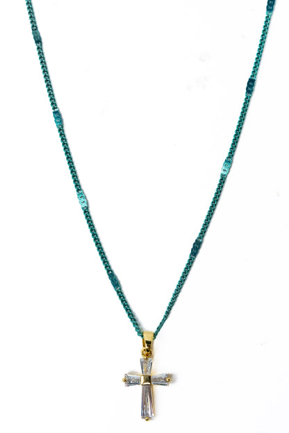 Hannah Necklace - Gold London Quartz
