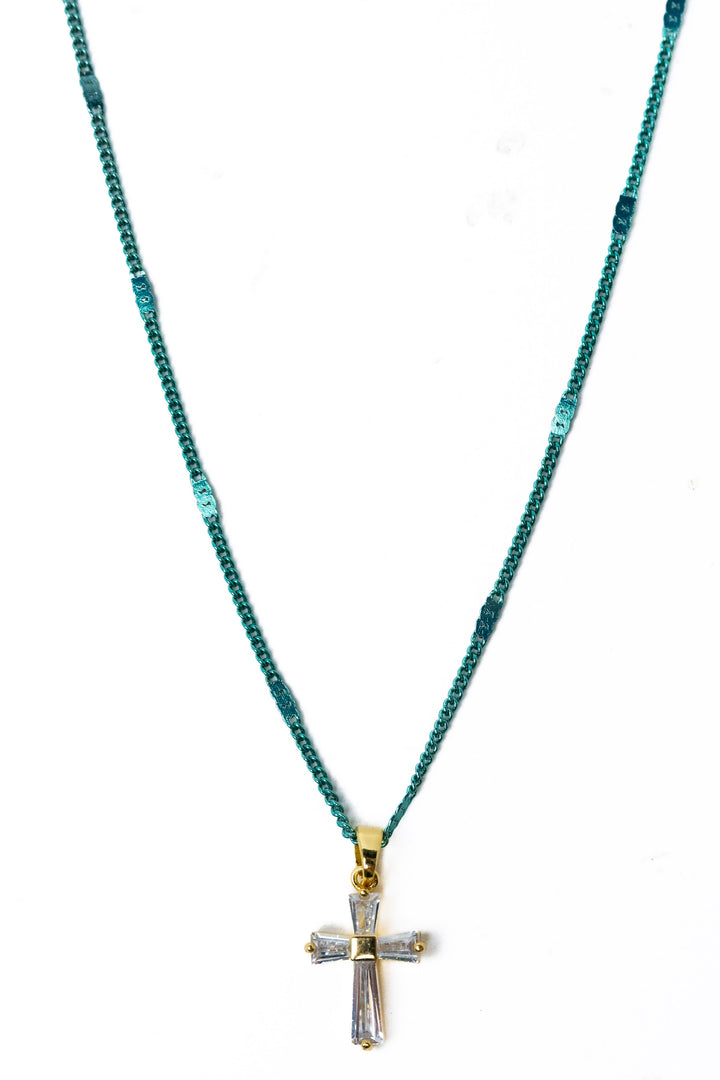 Hannah Necklace - Gold London Quartz