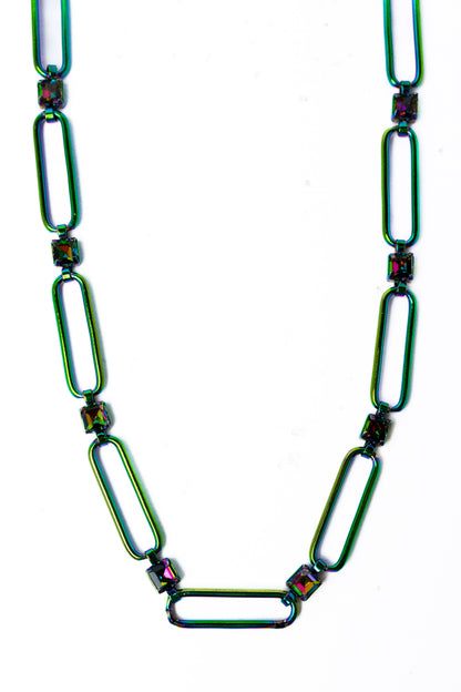 Mallie Necklace - Mystic Rainbow AB