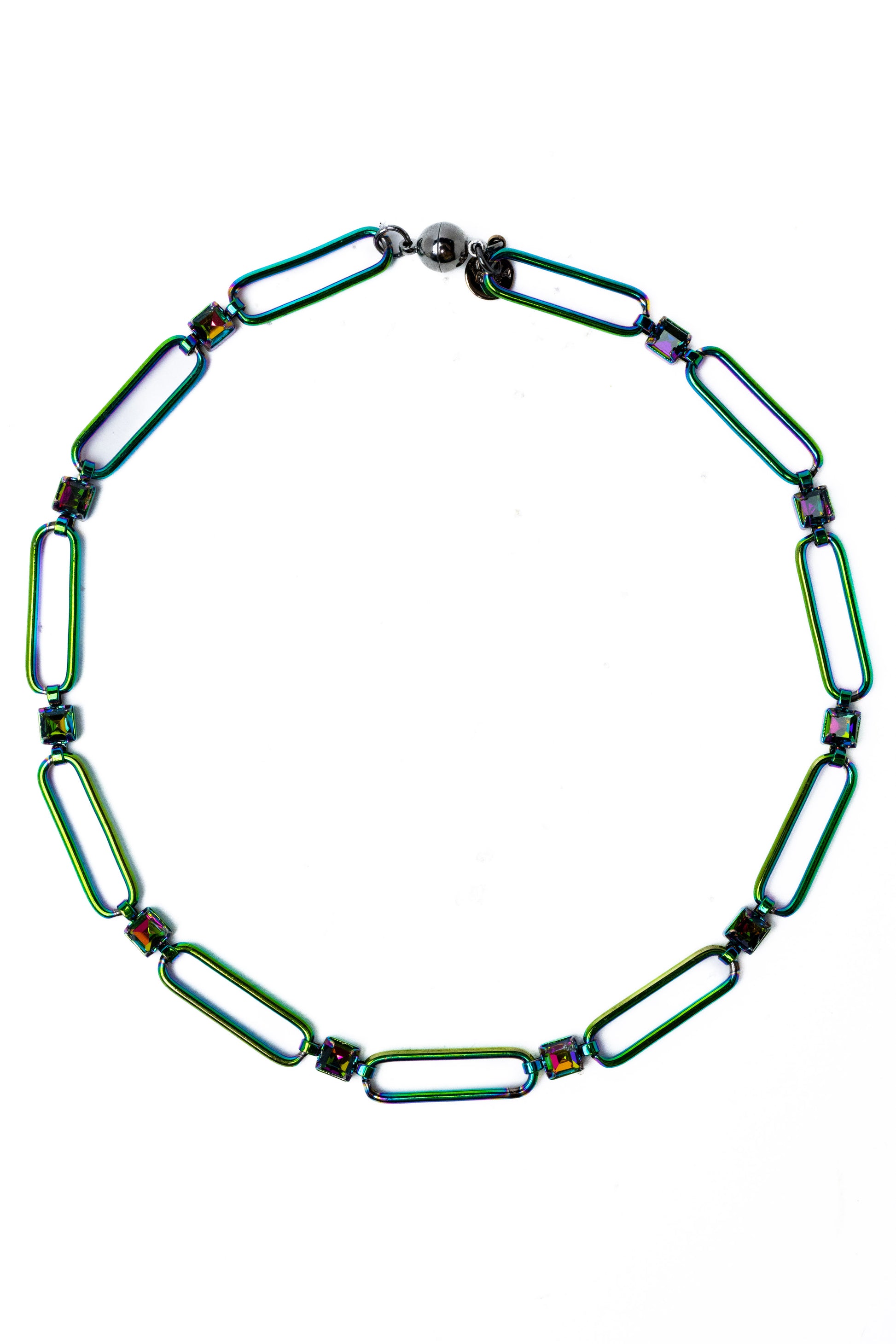 Mallie Necklace - Mystic Rainbow AB