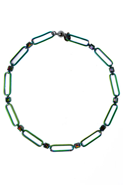 Mallie Necklace - Mystic Rainbow AB