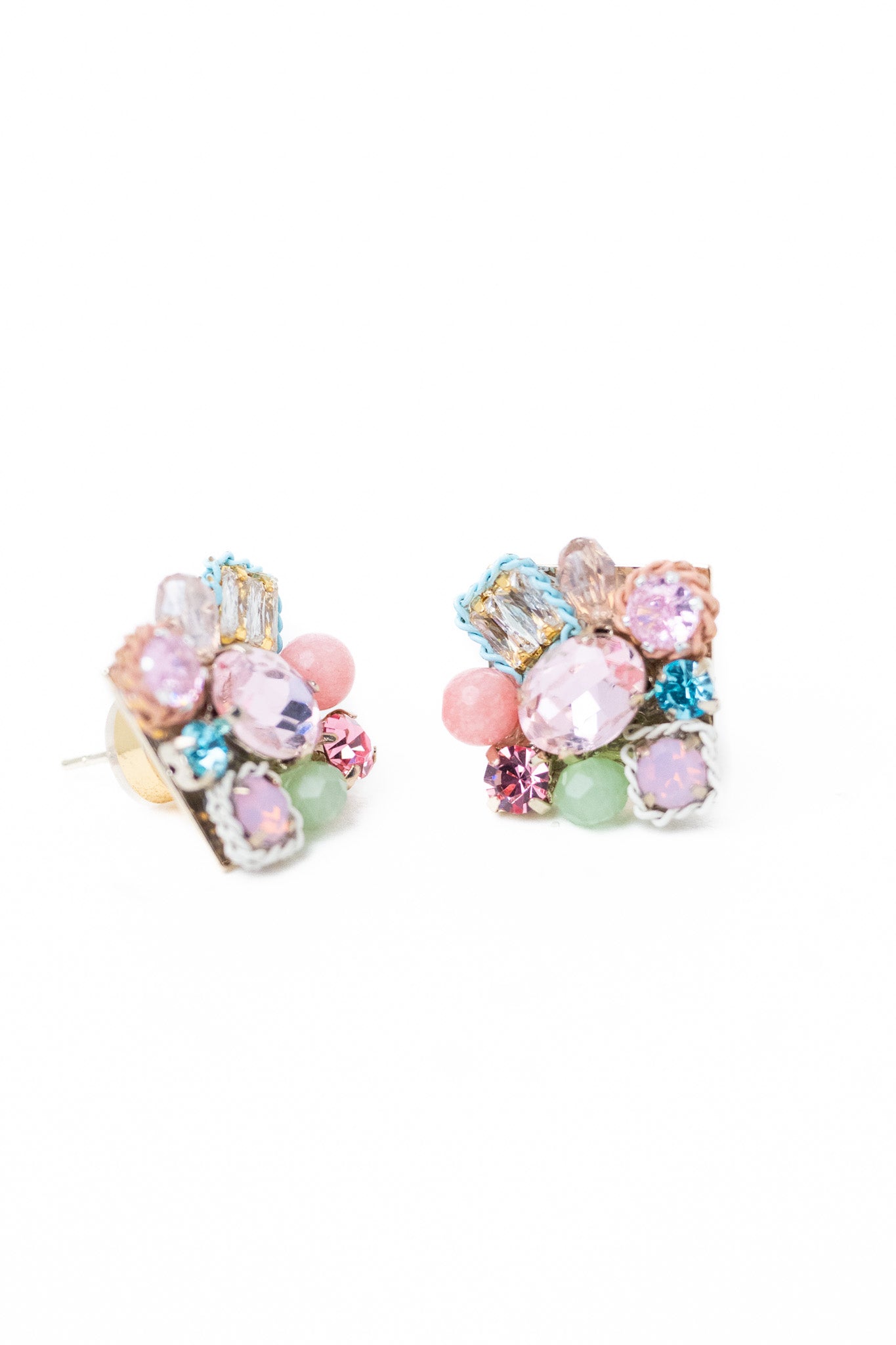 April Earrings - Rose Petal