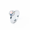 A Higher Place Ring - Liquid Metallic Pearl White Snow