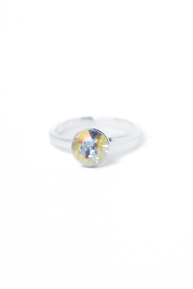 A Higher Place Ring - Liquid Metallic Pearl White Snow