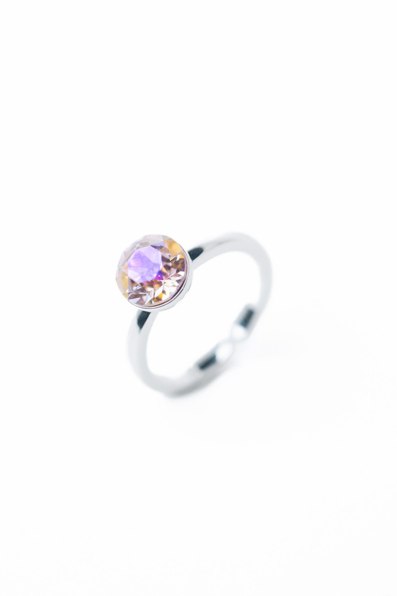 A Higher Place Ring - Liquid Metallic Pearl White Lilac