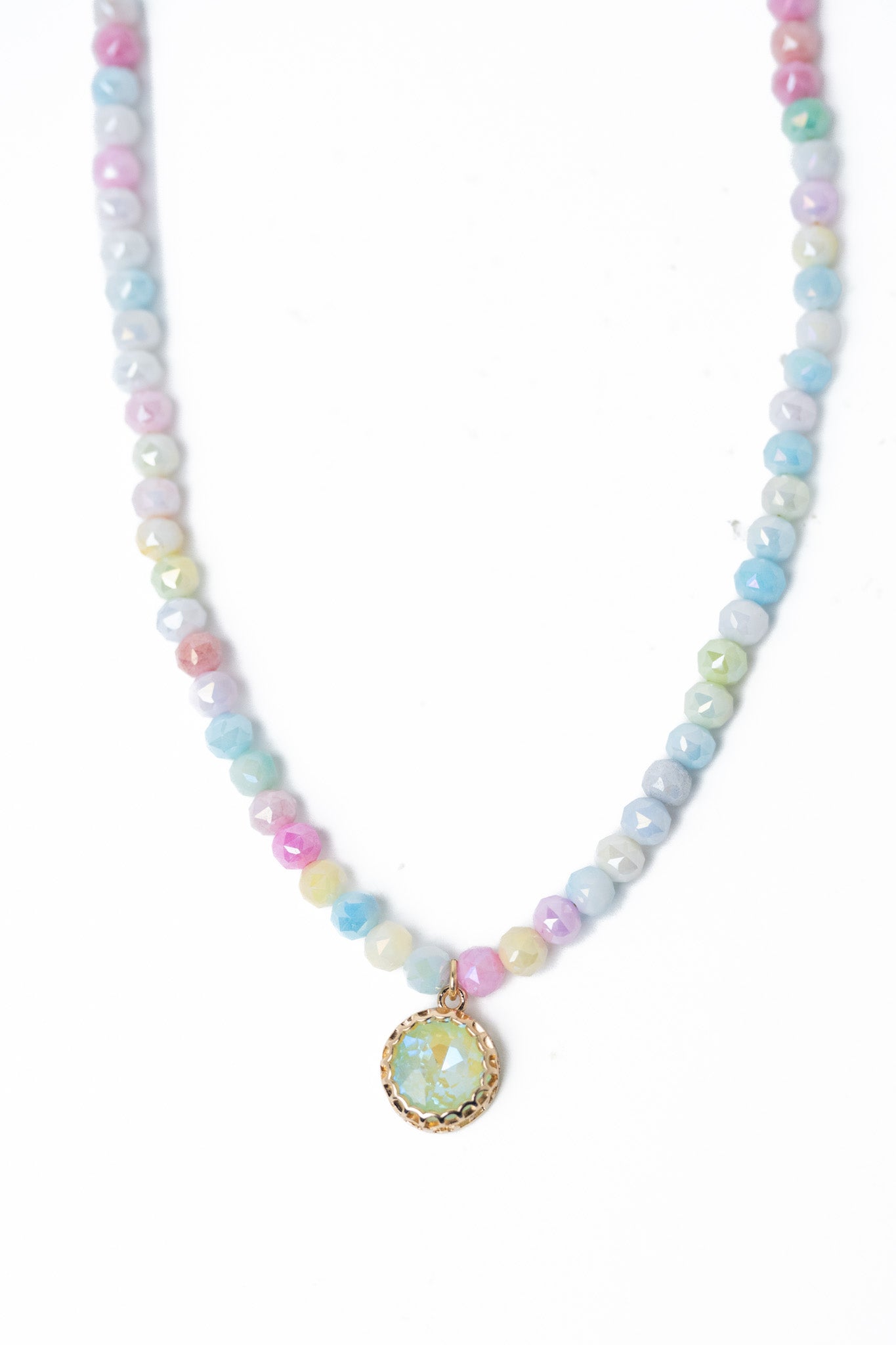Sugar Surf Necklace - Gold Pastel Dream