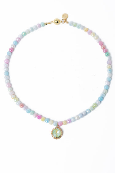 Sugar Surf Necklace - Gold Pastel Dream