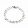 Ava Bracelet Large - Liquid Metallic Pearl White