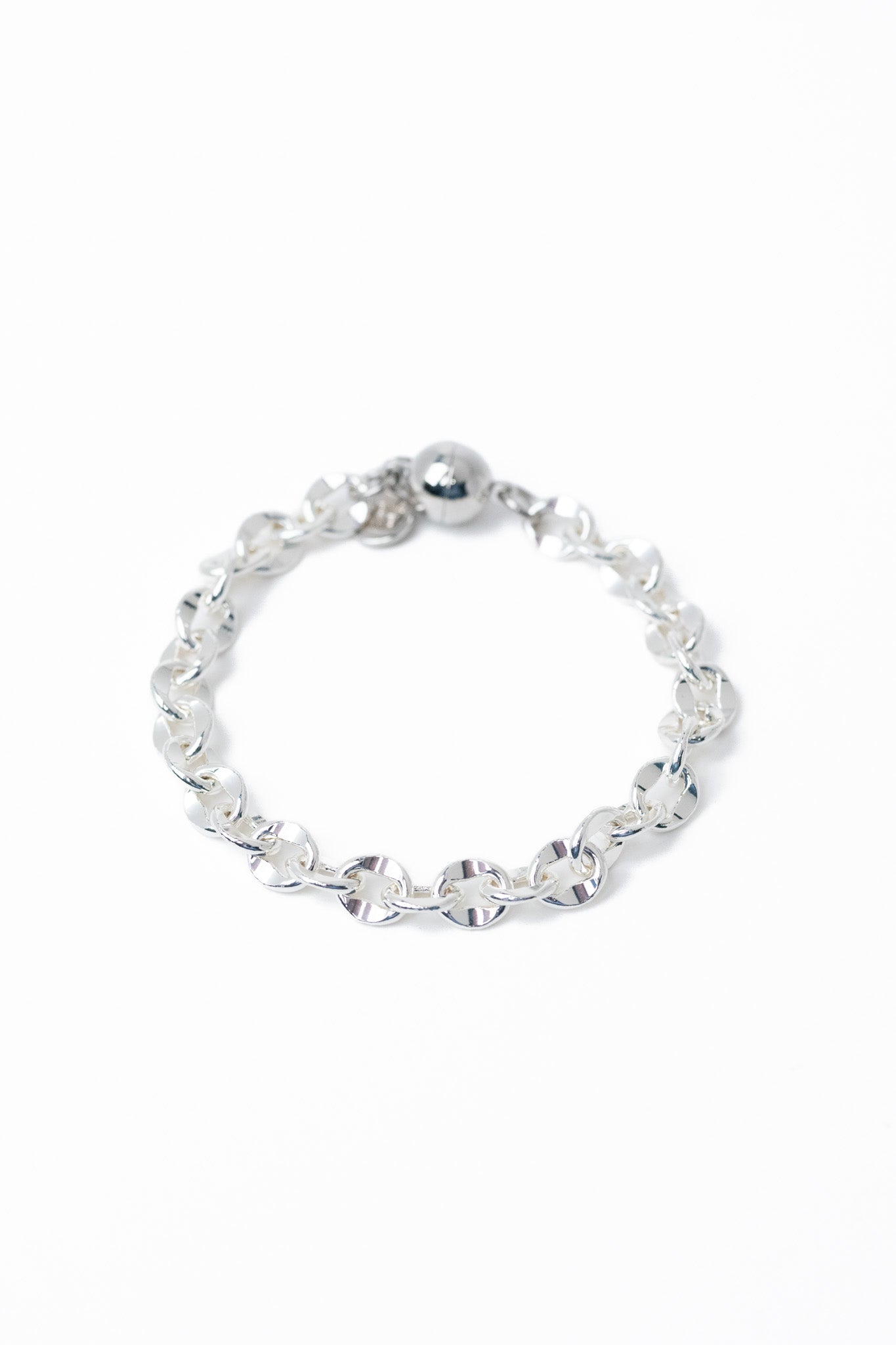 Elena Bracelet - Liquid Metallic Pearl White