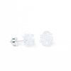 Florabelle Earrings - Silver Snow Glow