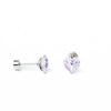 Radiant Love Earrings - Silver Amethyst Mist