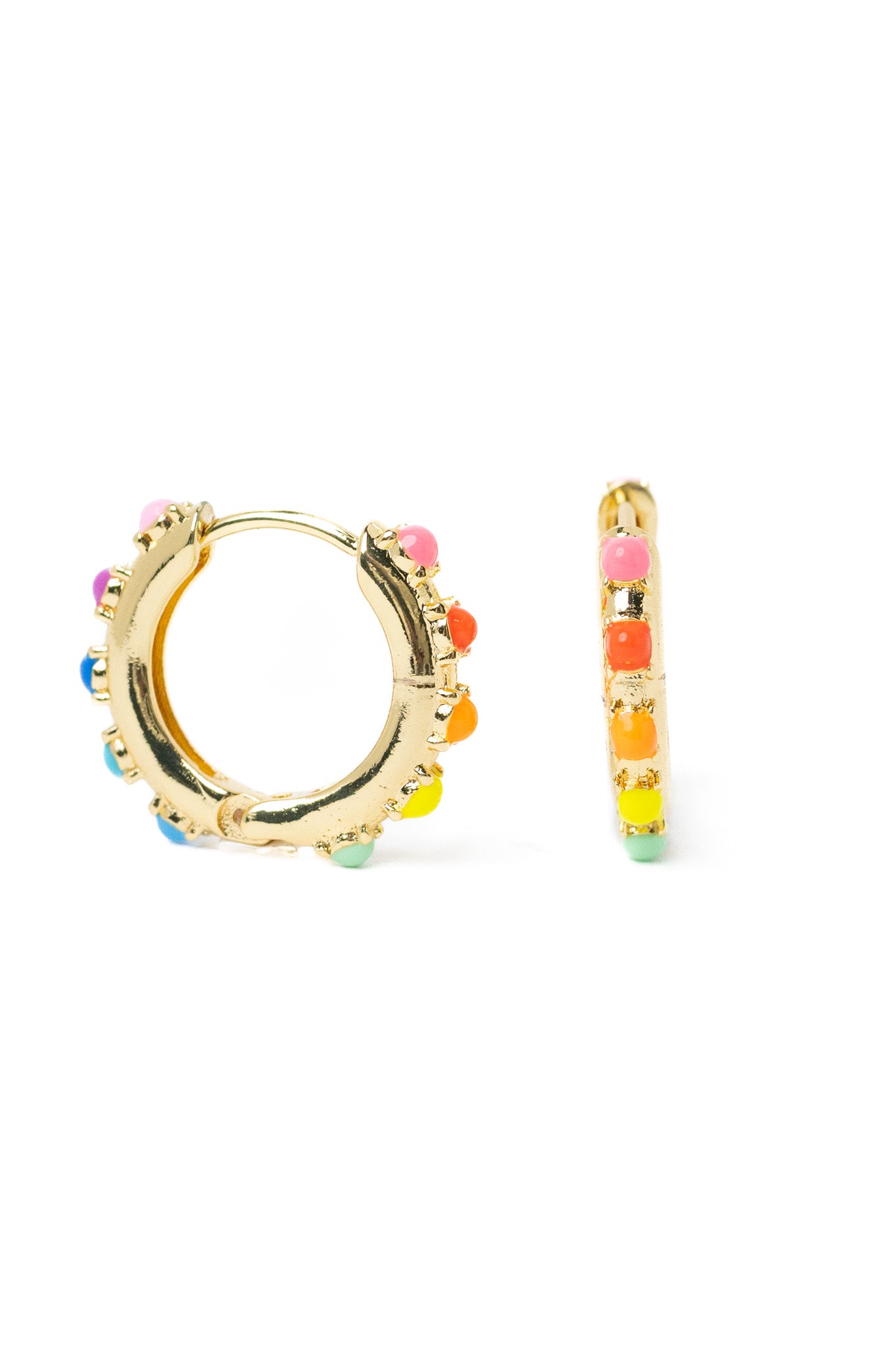 Summer Festival Earrings - Gold Multi
