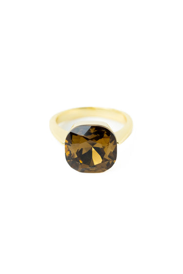 Kat Ring - Light Smoked Topaz
