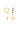Dew Leaf Earrings - Gold