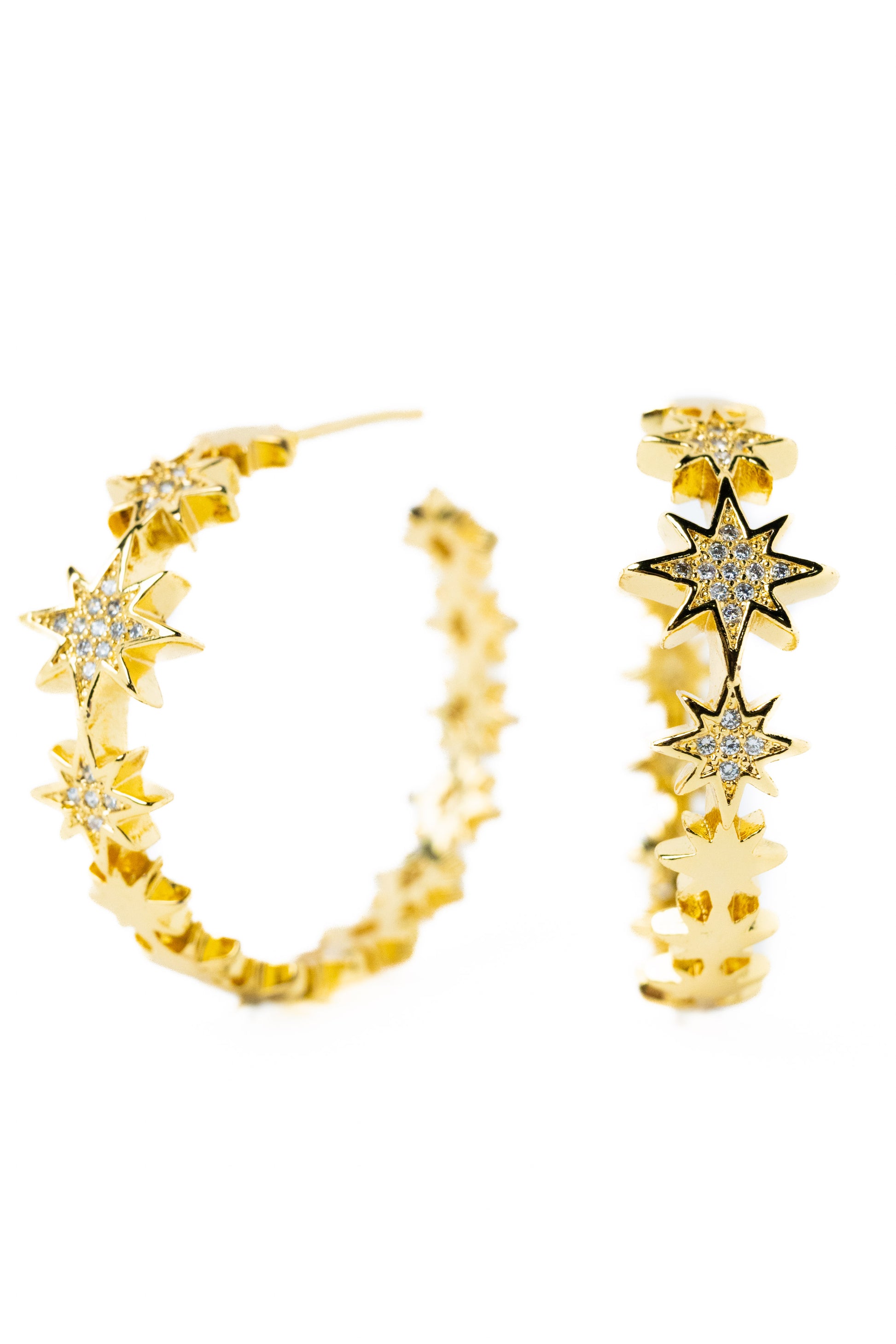 Twinkling Night Earrings - Gold