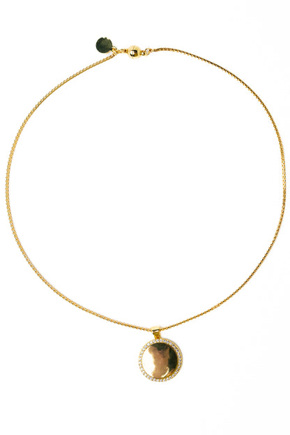 Eclipse Glow Necklace - Gold