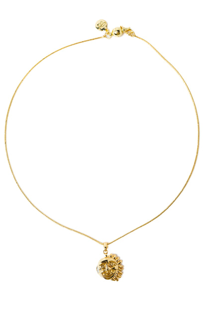 Good Night Necklace Set - Gold And Silver