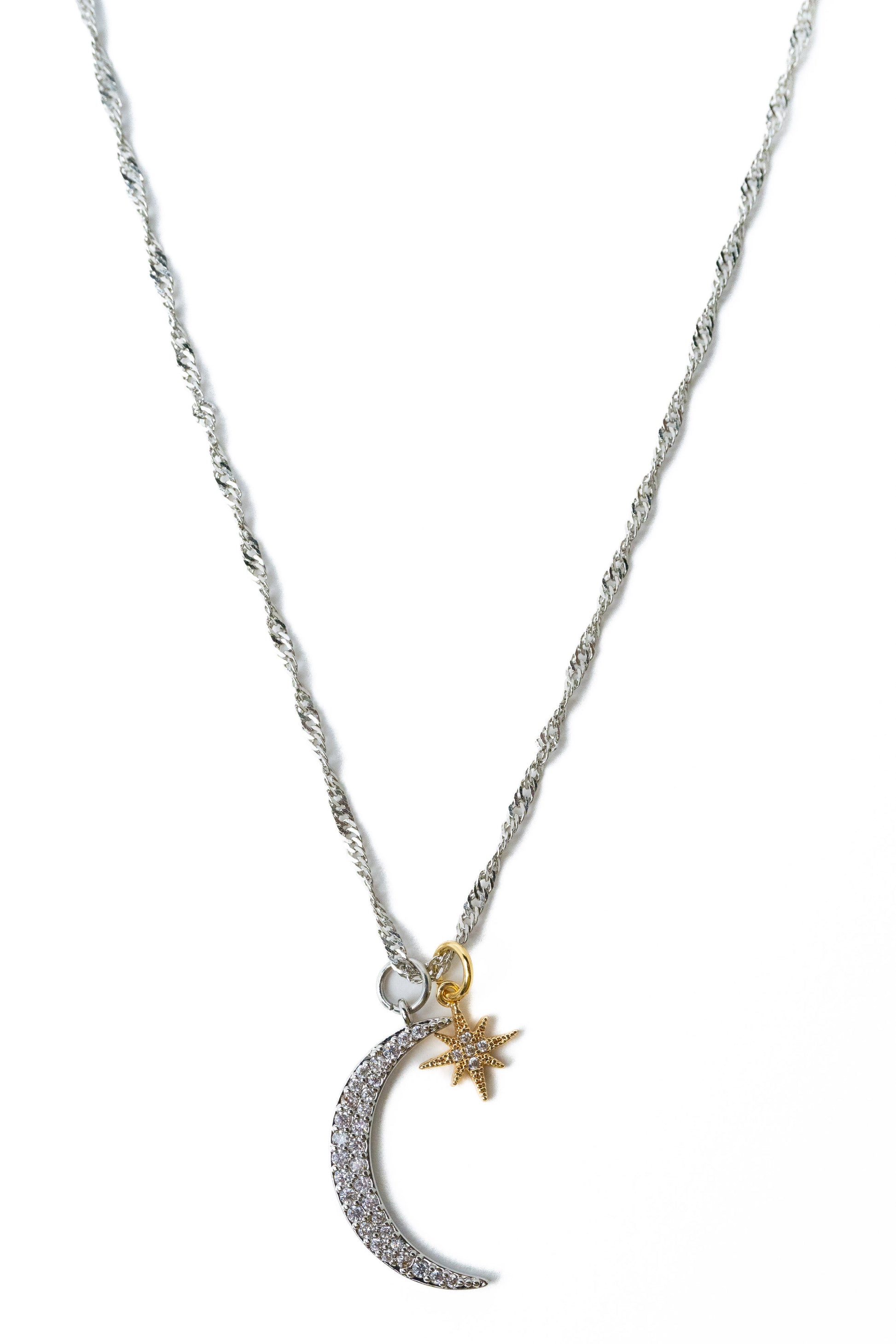 Astrid Sparkle Necklace - Silver