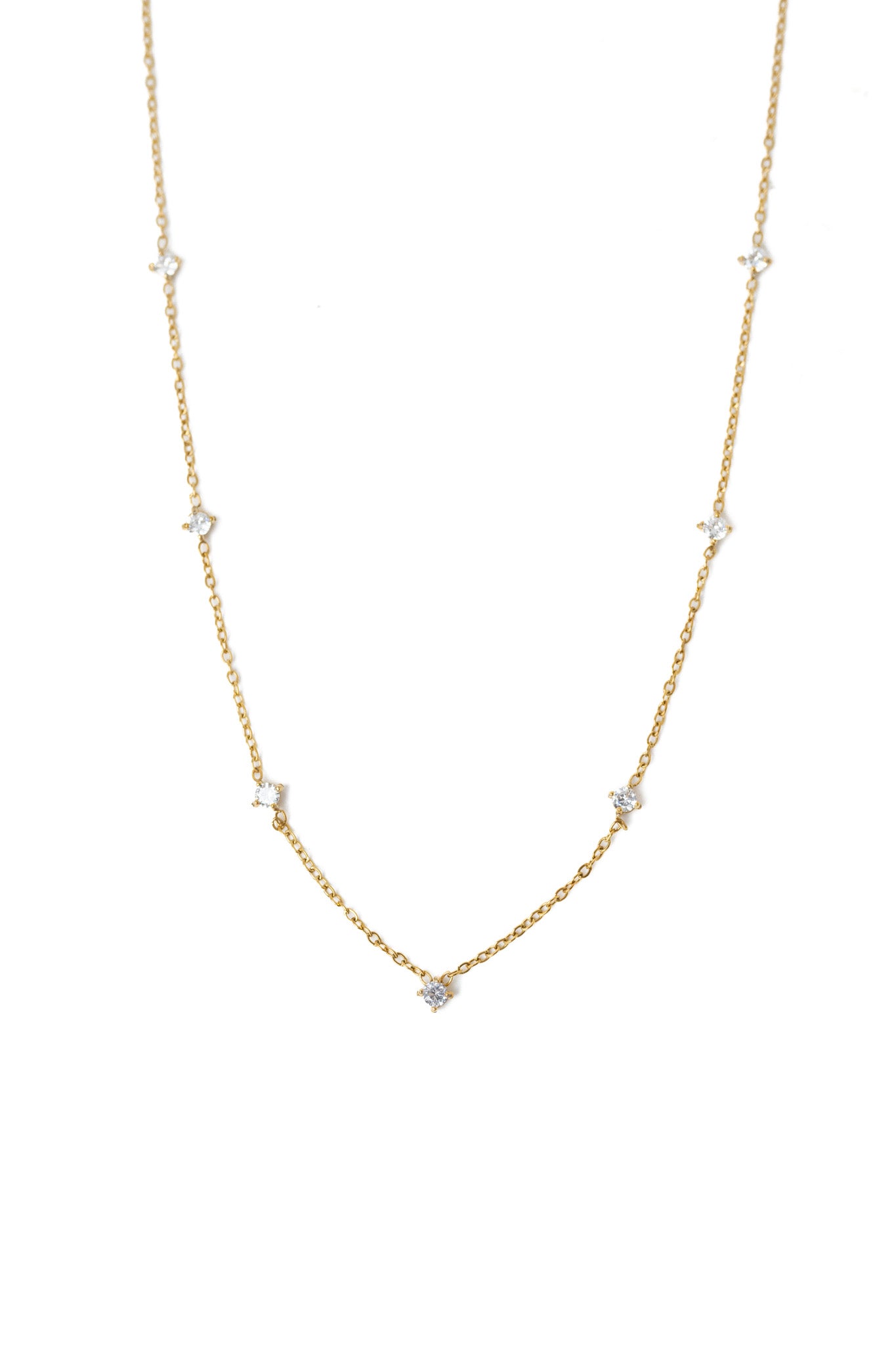 Twinkle Kiss Necklace - Gold