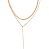Velvet Rose Necklace - Rose Gold