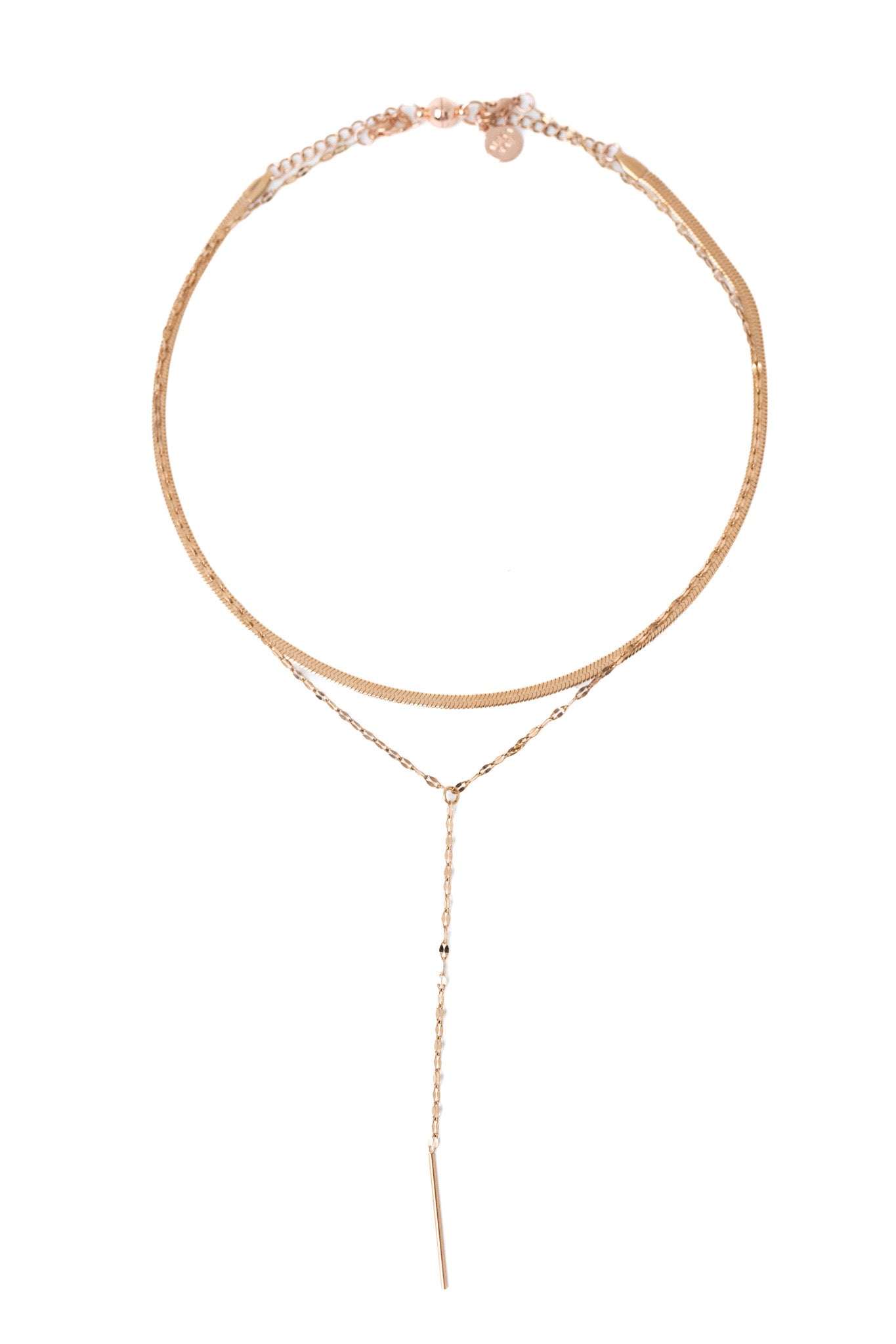 Velvet Rose Necklace - Rose Gold