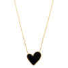 I Heart You Necklace - Black