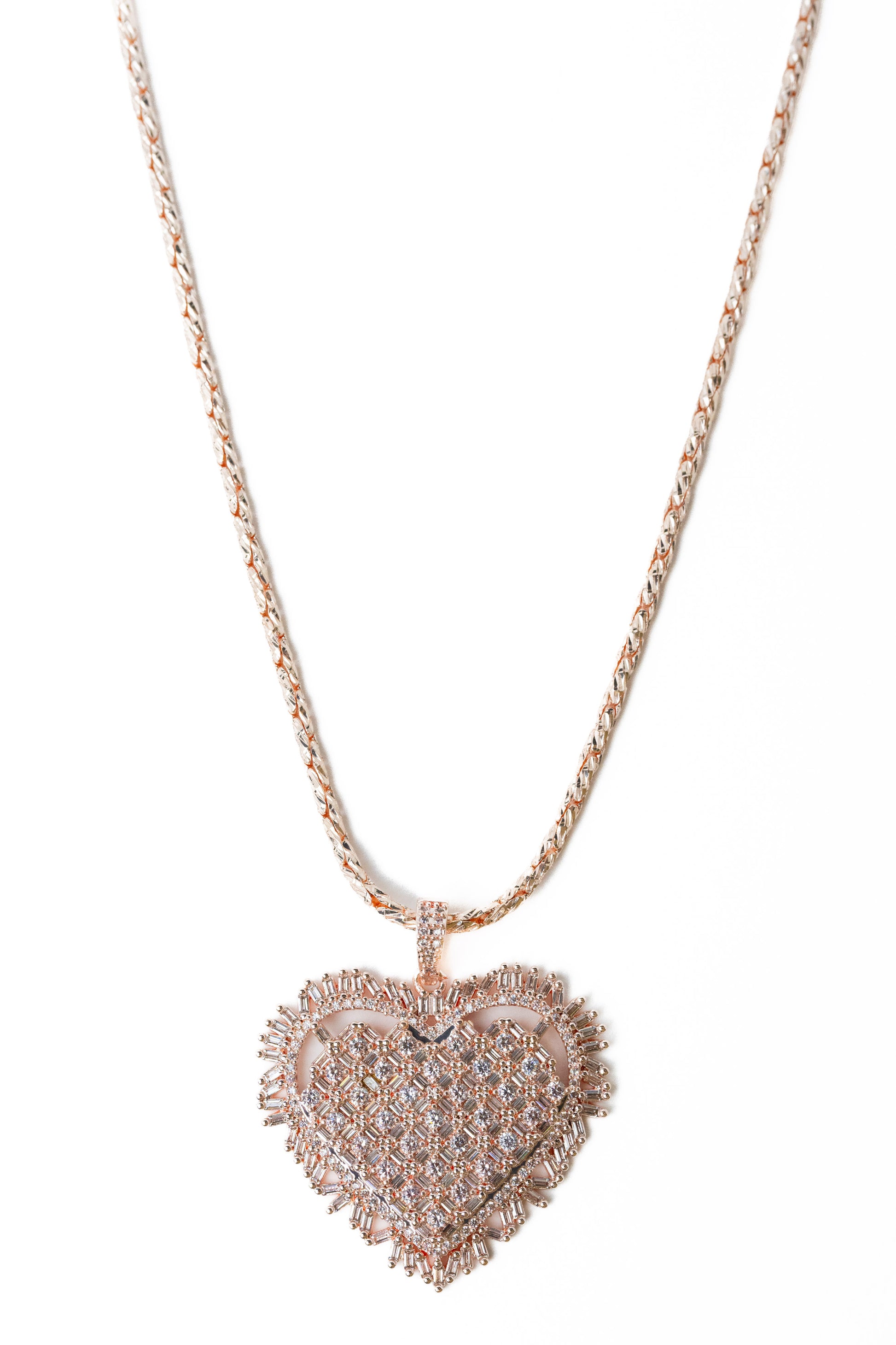 In My Heart Necklace - Metallic Coconut