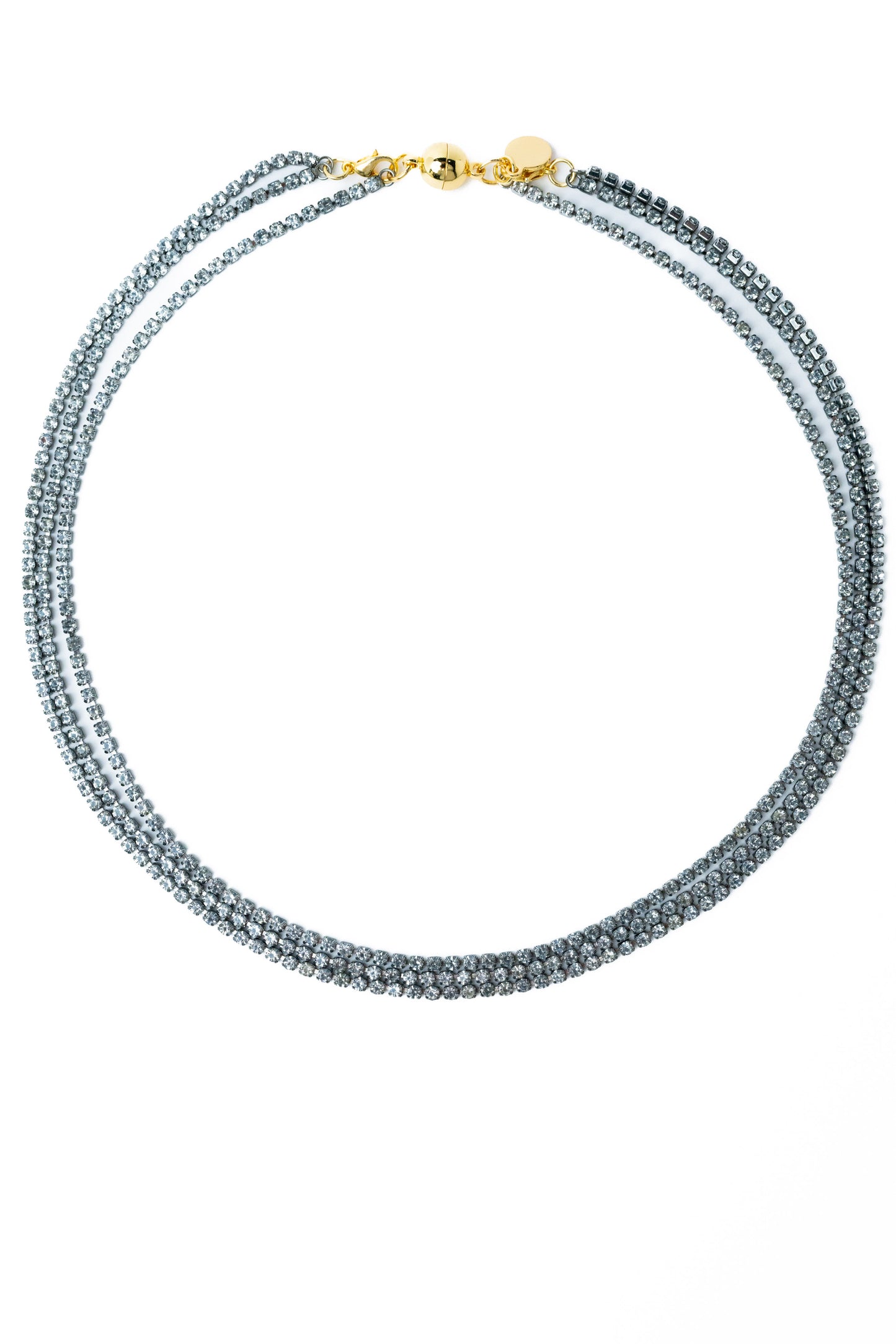 Stitches Necklace - Metallic Shade