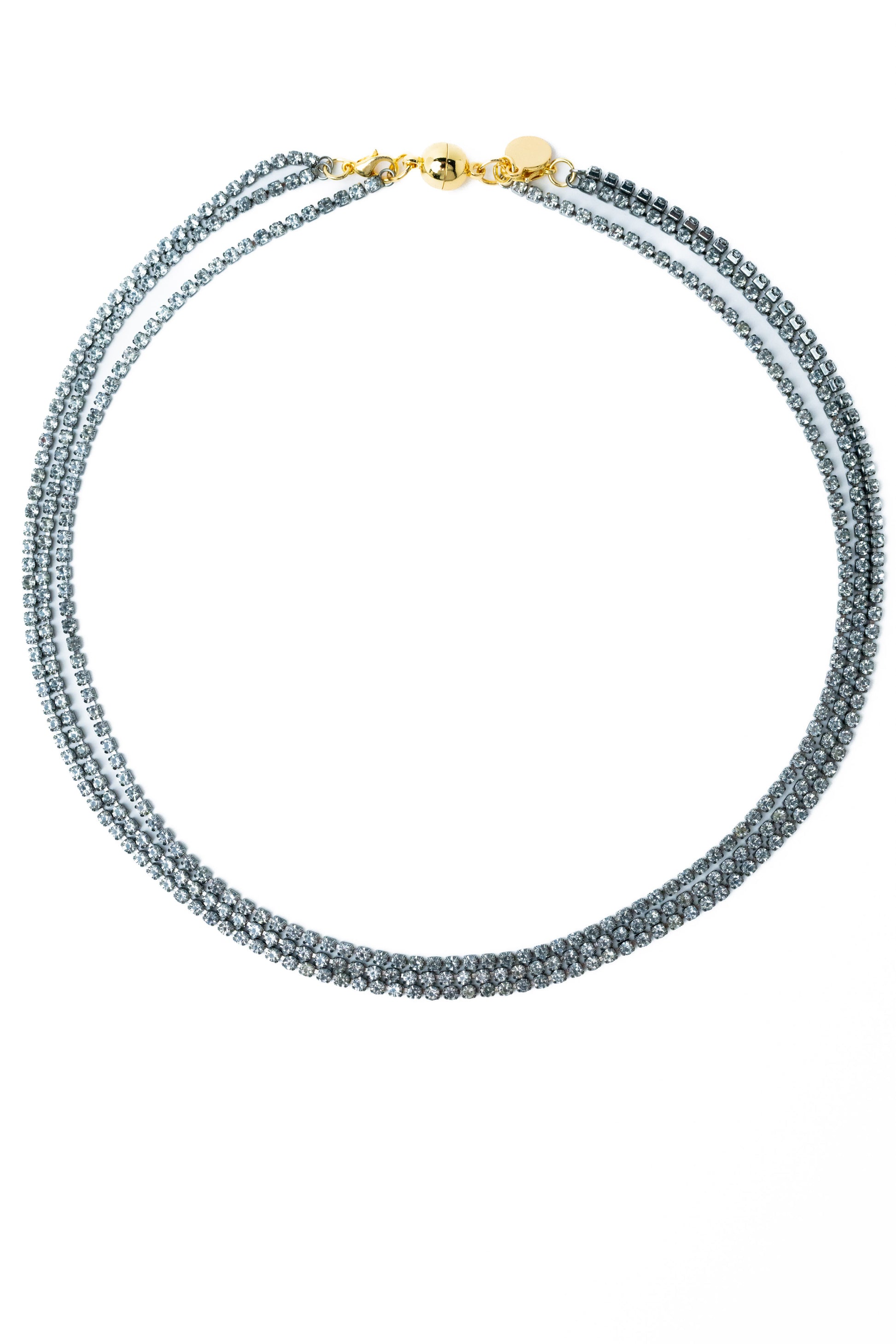 Stitches Necklace - Metallic Shade