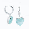 Moonlit Melody Earrings - Liquid Metallic Pearl White Sky